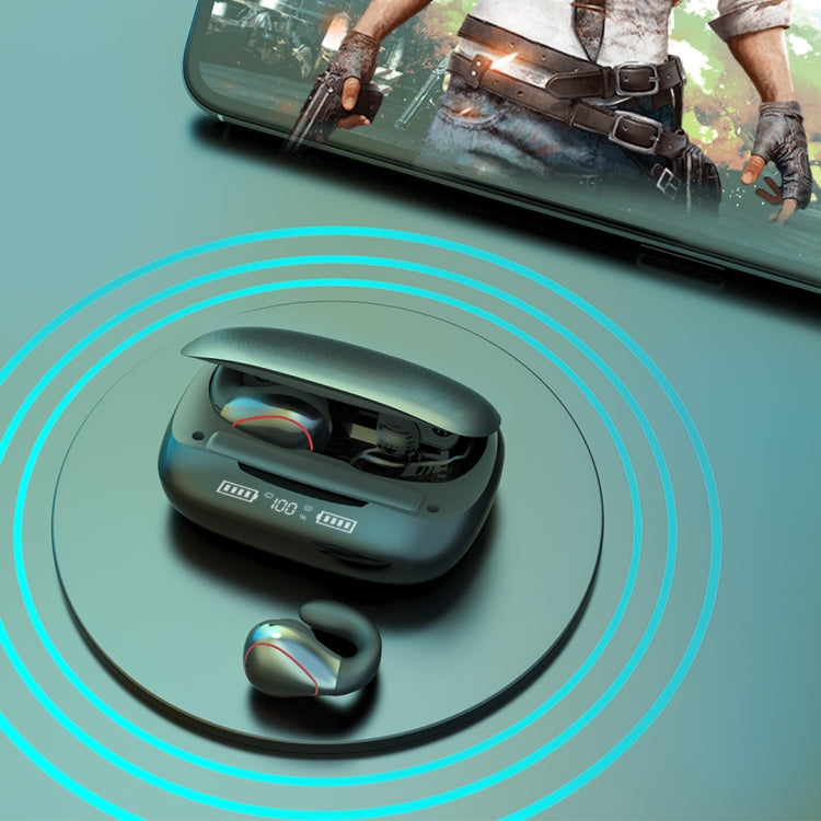 T20 TWS Bluetooth 5.0 Touch Kabelloser Bluetooth-Kopfhörer mit drei LED-Akkuanzeigen und Ladebox, Support-Anruf und Sprachassistent
