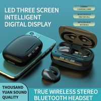 T20 TWS Bluetooth 5.0 Touch Kabelloser Bluetooth-Kopfhörer mit drei LED-Akkuanzeigen und Ladebox, Support-Anruf und Sprachassistent