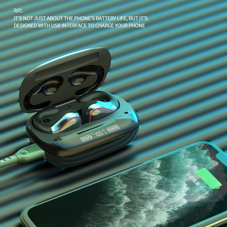 T20 TWS Bluetooth 5.0 Touch Kabelloser Bluetooth-Kopfhörer mit drei LED-Akkuanzeigen und Ladebox, Support-Anruf und Sprachassistent