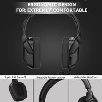 ONIKUMA K20 PS4 Headset Stereo Gaming Headset mit Mikrofon/LED-Licht für XBox One/Laptop Tablet