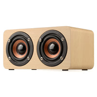 W5 Tragbarer HiFi-Shock-Bass-Bluetooth-Lautsprecher aus Holz, W5