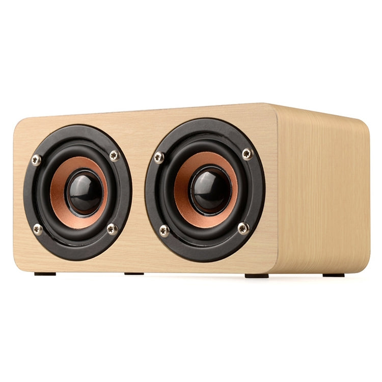 W5 Tragbarer HiFi-Shock-Bass-Bluetooth-Lautsprecher aus Holz, W5