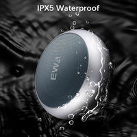 EWA A110 IPX5 Wasserdichter tragbarer Mini-Bluetooth-Lautsprecher aus Metall, unterstützt 3,5-mm-Audio und 32 GB TF-Karte und Anrufe