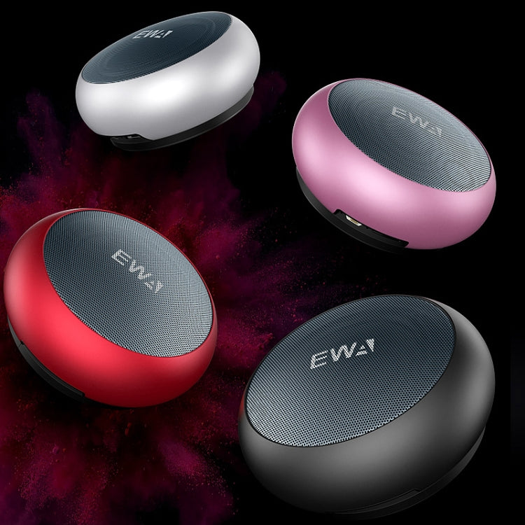 EWA A110 IPX5 Wasserdichter tragbarer Mini-Bluetooth-Lautsprecher aus Metall, unterstützt 3,5-mm-Audio und 32 GB TF-Karte und Anrufe