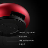 EWA A110 IPX5 Wasserdichter tragbarer Mini-Bluetooth-Lautsprecher aus Metall, unterstützt 3,5-mm-Audio und 32 GB TF-Karte und Anrufe