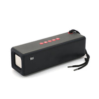 T&G TG271 TWS Subwoofer Bluetooth-Lautsprecher mit geflochtenem Seil, unterstützt USB/AUX/TF-Karte/FM