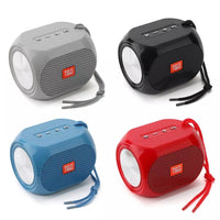 T&G TG196 TWS Subwoofer Bluetooth-Lautsprecher mit geflochtenem Kabel, unterstützt USB/AUX/TF-Karte/FM