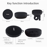 S360 Tragbarer Bluetooth-Lautsprecher für Fahrräder im Freien, IPX7, wasserdicht, staubdicht, stoßfest, unterstützt TF