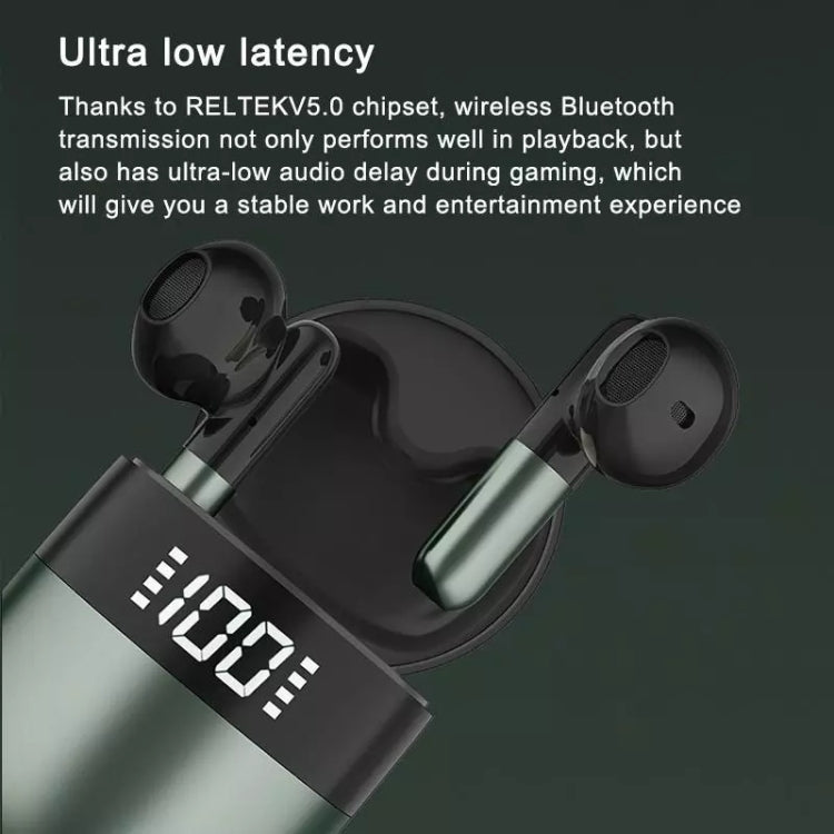 J28 TWS Drahtlose Bluetooth Kopfhörer LED Digital Display HIFI Musik Sport Kopfhörer
