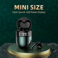 J28 TWS Drahtlose Bluetooth Kopfhörer LED Digital Display HIFI Musik Sport Kopfhörer