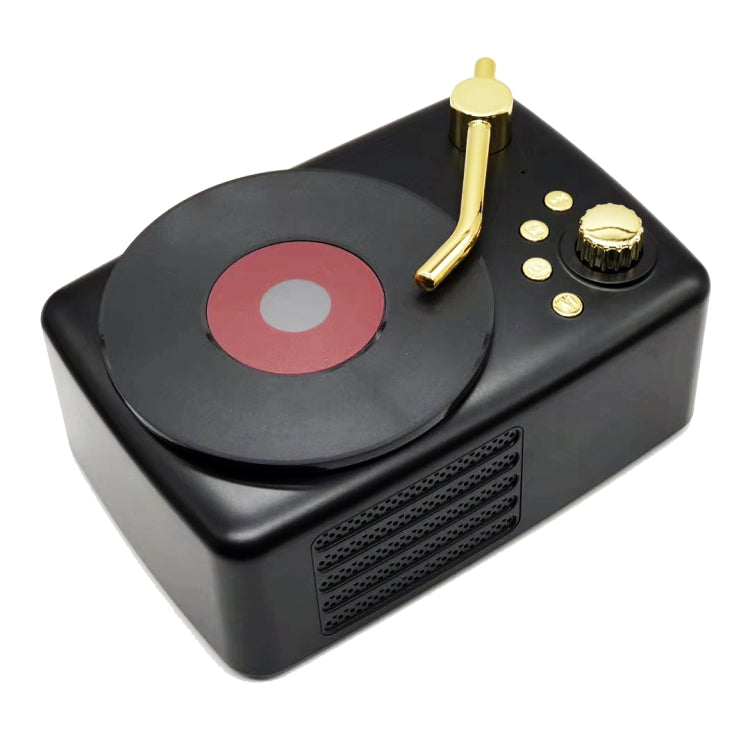 Retro-Stil, integrierte hochempfindliche FM-Empfangsantenne, Langzeitreise, T12 (Black)