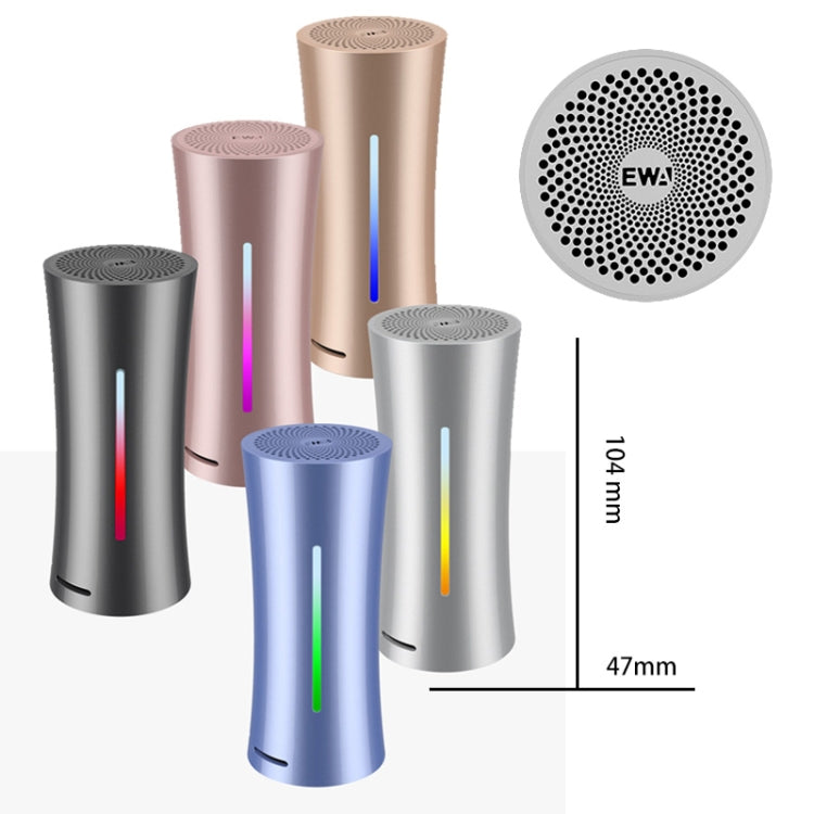 EWA A115 Tragbarer Metall-Bluetooth-Lautsprecher 105H Power Hifi Stereo Outdoor-Subwoofer