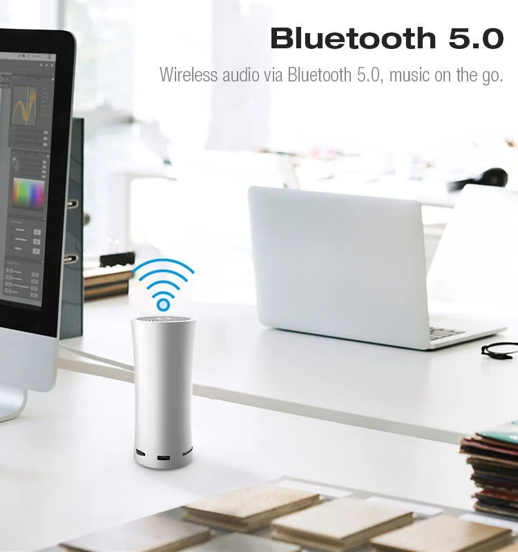 EWA A115 Tragbarer Metall-Bluetooth-Lautsprecher 105H Power Hifi Stereo Outdoor-Subwoofer