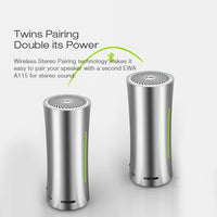 EWA A115 Tragbarer Metall-Bluetooth-Lautsprecher 105H Power Hifi Stereo Outdoor-Subwoofer
