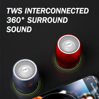 EWA A1 Tragbarer kabelloser TWS-Bluetooth-Lautsprecher, IPX5 wasserdicht, unterstützt TF-Karte