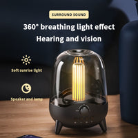 LP-20 LED-Nachtlicht, kabelloser Bluetooth 5.0-Musiklautsprecher, unterstützt TF-Karte/AUX