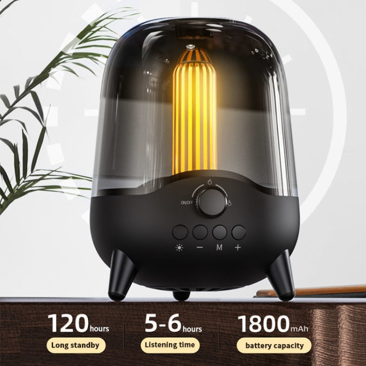 LP-20 LED-Nachtlicht, kabelloser Bluetooth 5.0-Musiklautsprecher, unterstützt TF-Karte/AUX