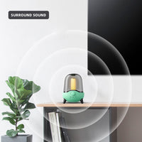 LP-20 LED-Nachtlicht, kabelloser Bluetooth 5.0-Musiklautsprecher, unterstützt TF-Karte/AUX