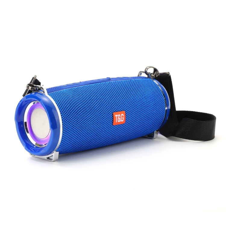 T&G TG192 LED-Blinklicht, tragbarer kabelloser Bass-3D-Stereo-Bluetooth-Lautsprecher, unterstützt FM/TF-Karte/USB