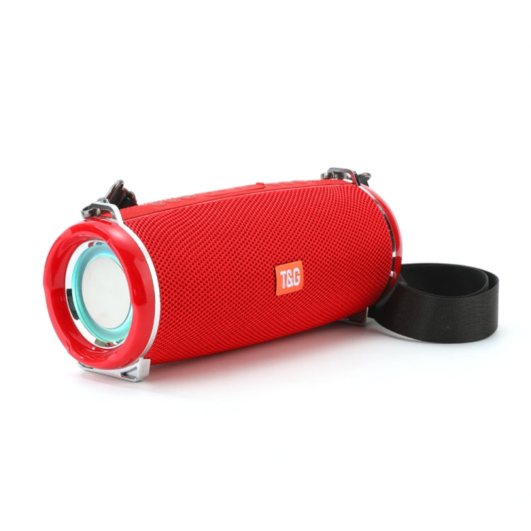 T&G TG192 LED-Blinklicht, tragbarer kabelloser Bass-3D-Stereo-Bluetooth-Lautsprecher, unterstützt FM/TF-Karte/USB