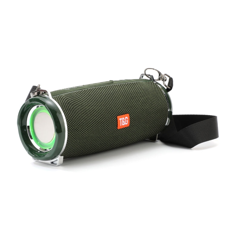 T&G TG192 LED-Blinklicht, tragbarer kabelloser Bass-3D-Stereo-Bluetooth-Lautsprecher, unterstützt FM/TF-Karte/USB