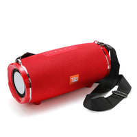 T&G TG187 Tragbarer, wasserdichter, kabelloser Bass-Surround-Bluetooth-Lautsprecher mit Schultergurt, unterstützt FM/TF-Karte