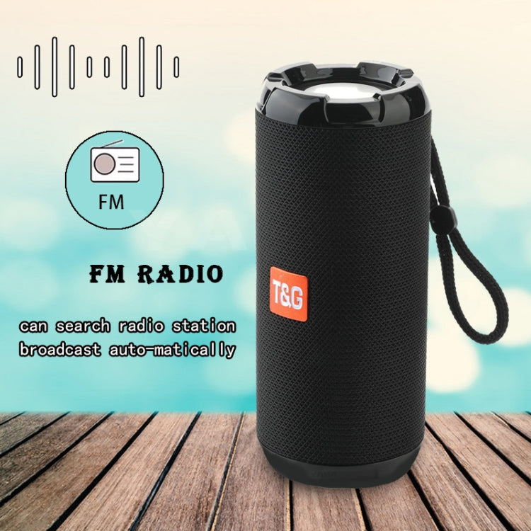 T&G TG621 Tragbarer wasserdichter 3D-Stereo-Wireless-Lautsprecher, unterstützt FM-Radio/TWS/TF-Karte
