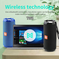 T&G TG621 Tragbarer wasserdichter 3D-Stereo-Wireless-Lautsprecher, unterstützt FM-Radio/TWS/TF-Karte