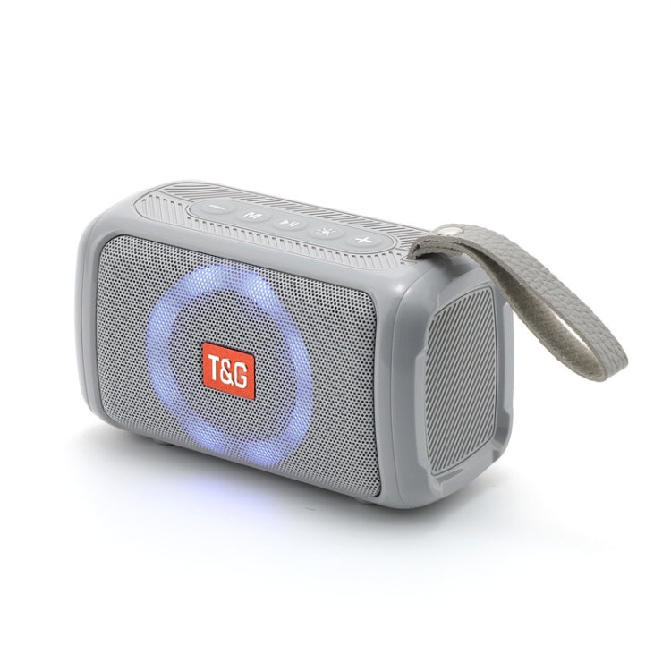 T&G TG193 Tragbarer Bluetooth-Lautsprecher, LED-Licht, wasserdichter Outdoor-Subwoofer, unterstützt TF-Karte/FM-Radio/AUX