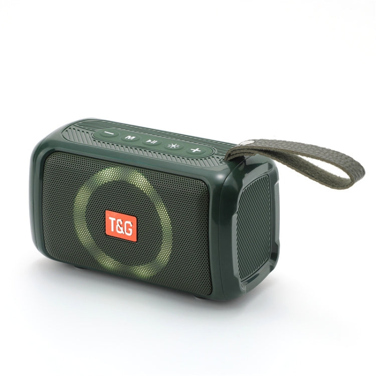 T&G TG193 Tragbarer Bluetooth-Lautsprecher, LED-Licht, wasserdichter Outdoor-Subwoofer, unterstützt TF-Karte/FM-Radio/AUX