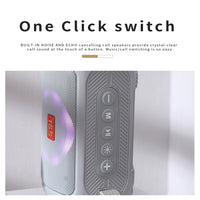 T&G TG193 Tragbarer Bluetooth-Lautsprecher, LED-Licht, wasserdichter Outdoor-Subwoofer, unterstützt TF-Karte/FM-Radio/AUX