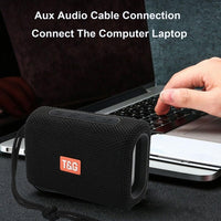 T&G TG313 Tragbarer wasserdichter Bluetooth-Lautsprecher für den Außenbereich, Subwoofer, unterstützt TF-Karte, FM-Radio, AUX