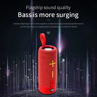 T&G TG619 Tragbarer kabelloser Bluetooth-Lautsprecher, wasserdichter Outdoor-Bass-Subwoofer, unterstützt AUX TF USB