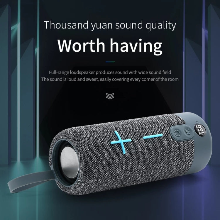 T&G TG619 Tragbarer kabelloser Bluetooth-Lautsprecher, wasserdichter Outdoor-Bass-Subwoofer, unterstützt AUX TF USB