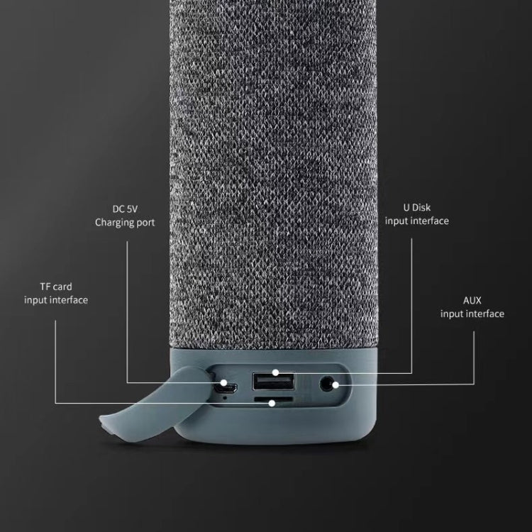 T&G TG619 Tragbarer kabelloser Bluetooth-Lautsprecher, wasserdichter Outdoor-Bass-Subwoofer, unterstützt AUX TF USB