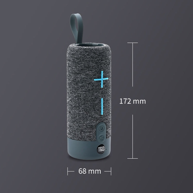 T&G TG619 Tragbarer kabelloser Bluetooth-Lautsprecher, wasserdichter Outdoor-Bass-Subwoofer, unterstützt AUX TF USB