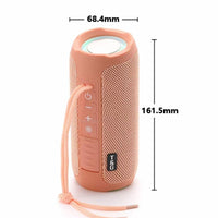 T&G TG227 Tragbarer, wasserdichter Bluetooth-Musiklautsprecher für den Außenbereich mit LED-Unterstützung FM / TF / USB