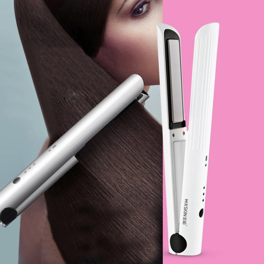 K-SKIN Tragbarer wiederaufladbarer Haarglätter, Lockenwickler, Keramik-Eisen-Styling-Werkzeug, kabellos, einstellbare Temperatur, schnelle Hitze