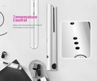 K-SKIN Tragbarer wiederaufladbarer Haarglätter, Lockenwickler, Keramik-Eisen-Styling-Werkzeug, kabellos, einstellbare Temperatur, schnelle Hitze