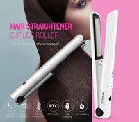 K-SKIN Tragbarer wiederaufladbarer Haarglätter, Lockenwickler, Keramik-Eisen-Styling-Werkzeug, kabellos, einstellbare Temperatur, schnelle Hitze