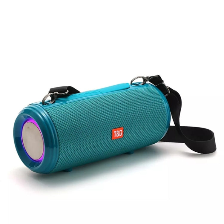 T&G TG537 RGB Light tragbarer wasserdichter Bluetooth-Lautsprecher unterstützt FM/TF-Karte