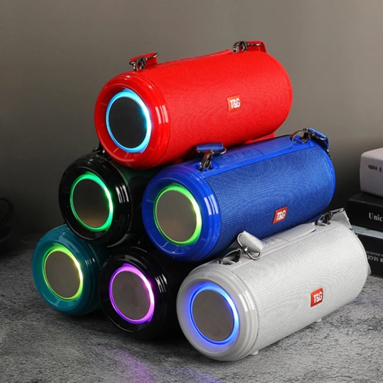 T&G TG537 RGB Light tragbarer wasserdichter Bluetooth-Lautsprecher unterstützt FM/TF-Karte