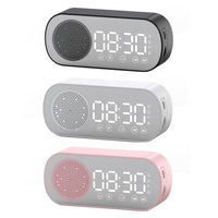 Z7 Digitaler Bluetooth 5.0-Lautsprecher, Multifunktionsspiegel, Wecker, FM-Radio, Z7 (Black), Z7 (White), Z7 (Pink)
