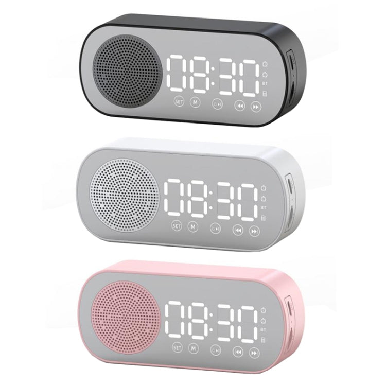 Z7 Digitaler Bluetooth 5.0-Lautsprecher, Multifunktionsspiegel, Wecker, FM-Radio, Z7 (Black), Z7 (White), Z7 (Pink)