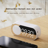 Z7 Digitaler Bluetooth 5.0-Lautsprecher, Multifunktionsspiegel, Wecker, FM-Radio, Z7 (Black), Z7 (White), Z7 (Pink)