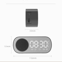 Z7 Digitaler Bluetooth 5.0-Lautsprecher, Multifunktionsspiegel, Wecker, FM-Radio, Z7 (Black), Z7 (White), Z7 (Pink)