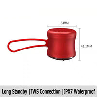 EWA A119 Tragbarer kabelloser Bluetooth IPX7 Mini-TWS-Lautsprecher