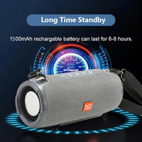T&G TG324 Hochleistungs-wasserdichter tragbarer Bluetooth-Lautsprecher, unterstützt FM/TF-Karte