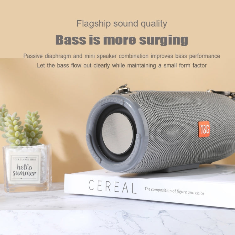 T&G TG324 Hochleistungs-wasserdichter tragbarer Bluetooth-Lautsprecher, unterstützt FM/TF-Karte