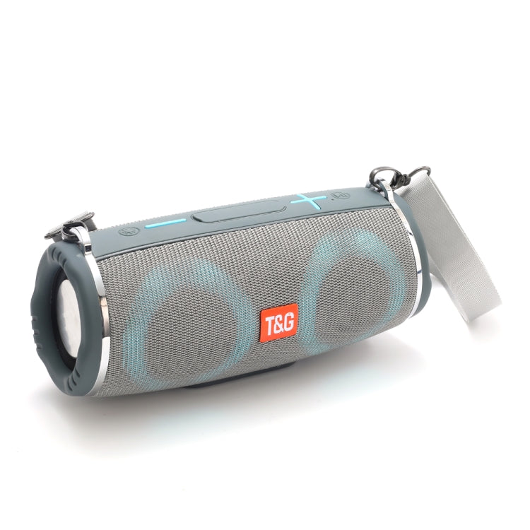 T&G TG642 RGB Licht wasserdichter tragbarer Bluetooth-Lautsprecher, unterstützt FM/TF-Karte, TG642